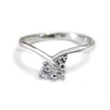 แหวนทองคำขาว แหวนเพชร แหวนคู่ แหวนแต่งงาน แหวนหมั้น -  R1185DWG